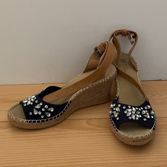 Wedge heels with silver rhinestones - Picture 12 of 12